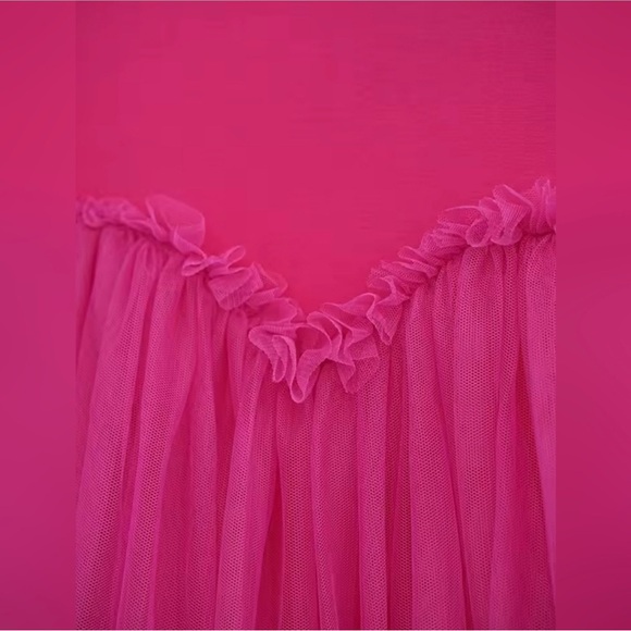 NEW - Layered Tulle Tee Dress - Size One Size - Picture 4 of 4